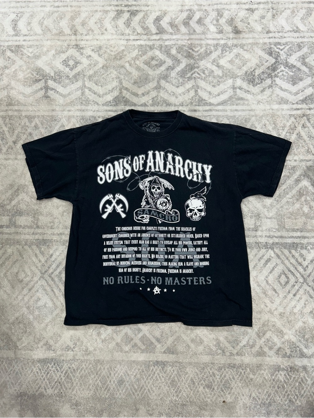 Sons of Anarchy Black Graphic Tee